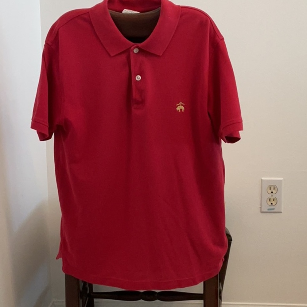 Brooks Brothers Red Polo Extra Slim Fit Sz M